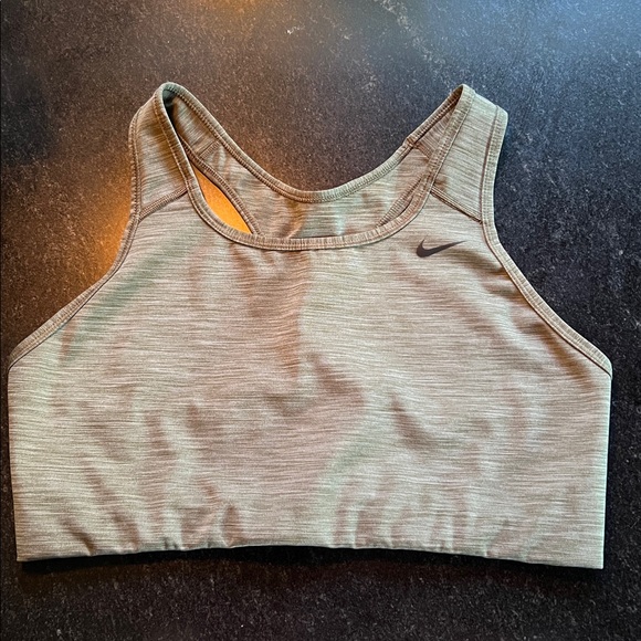 Nike Beige Athletic Sports Bra XXL - Picture 1 of 5
